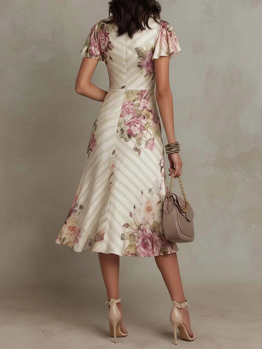 Lidia | Vestido midi cruzado