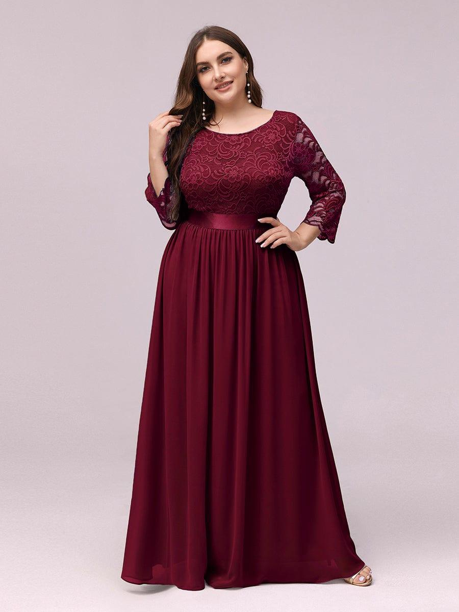 Sandra | Vestido maxi con encaje