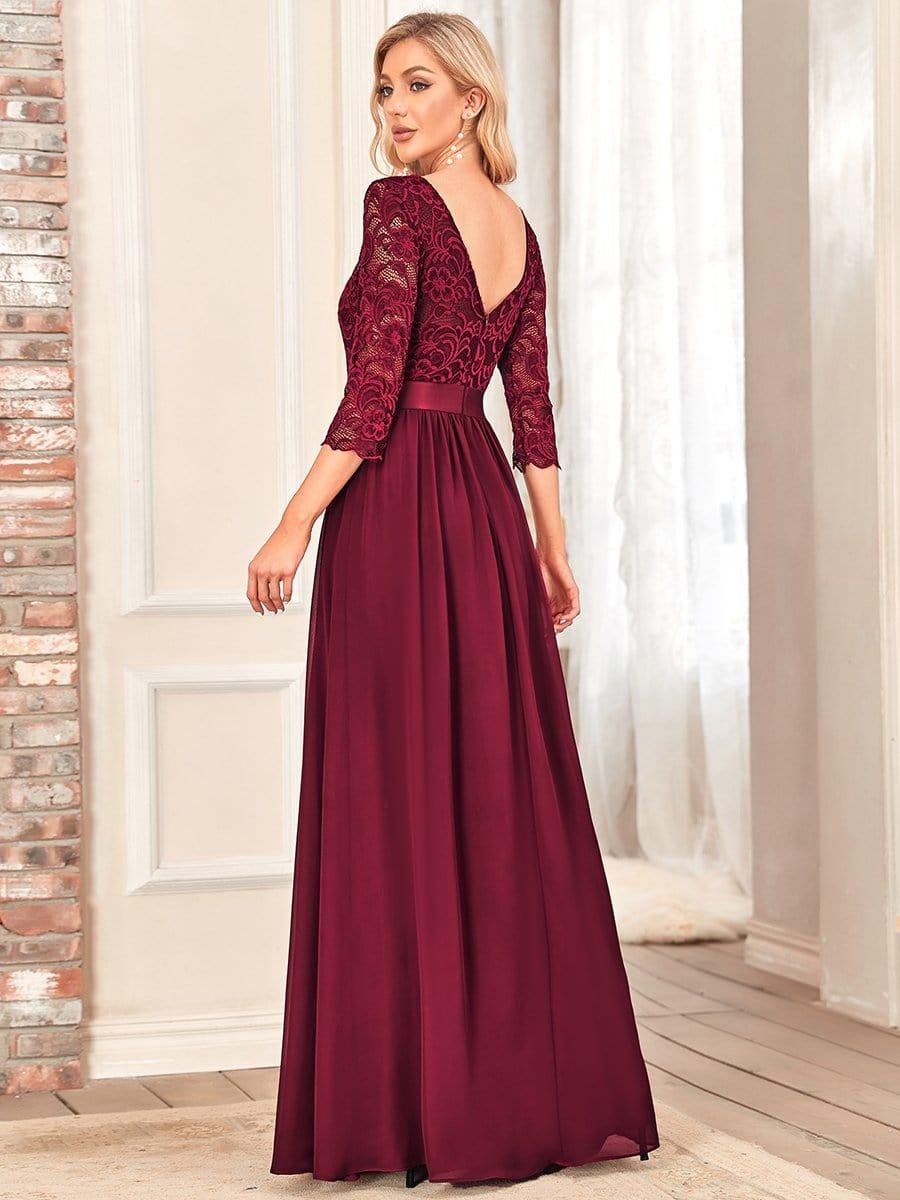 Sandra | Vestido maxi con encaje