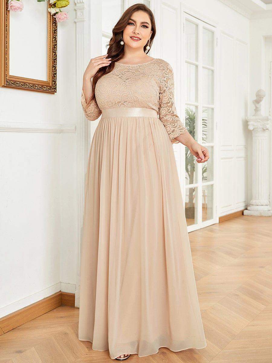 Sandra | Vestido maxi con encaje