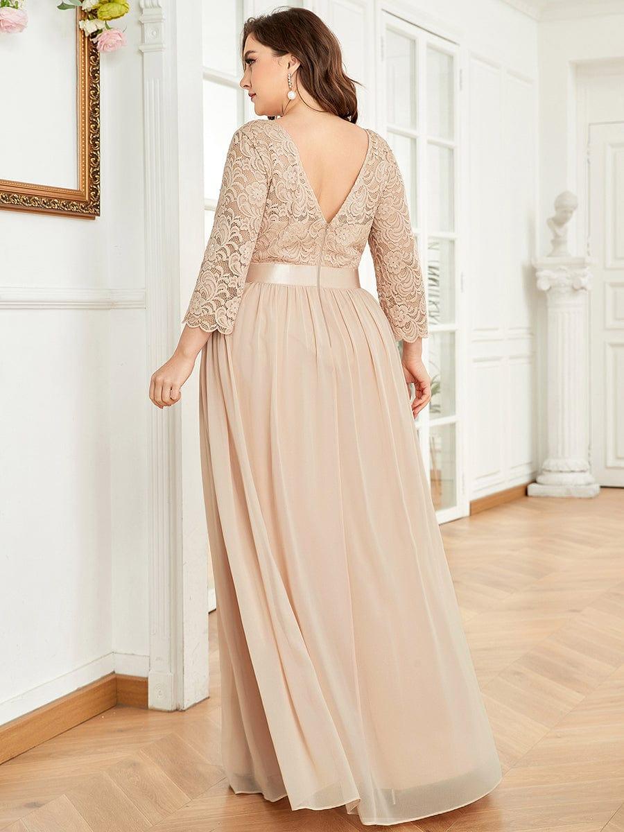 Sandra | Vestido maxi con encaje