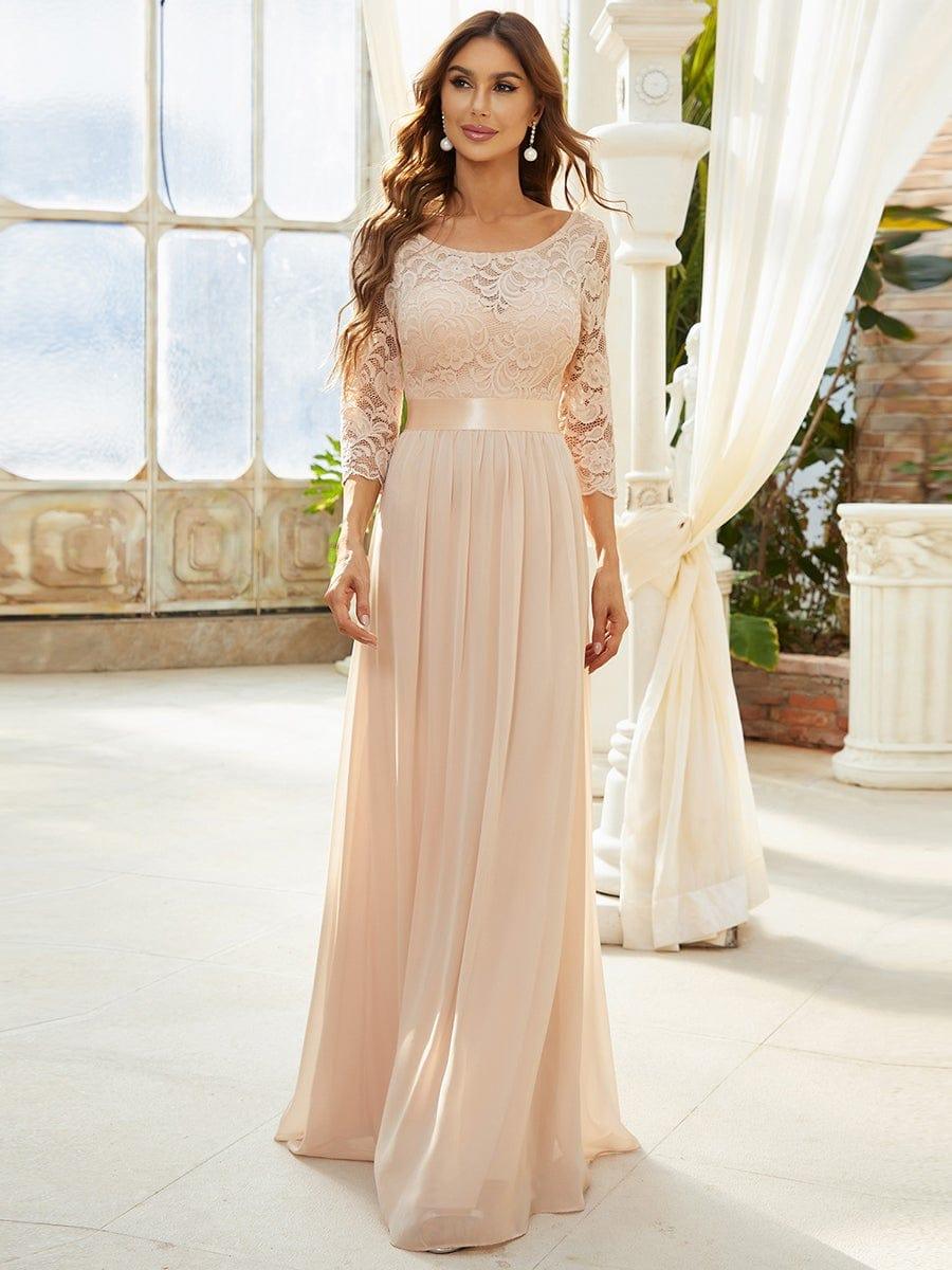 Sandra | Vestido maxi con encaje