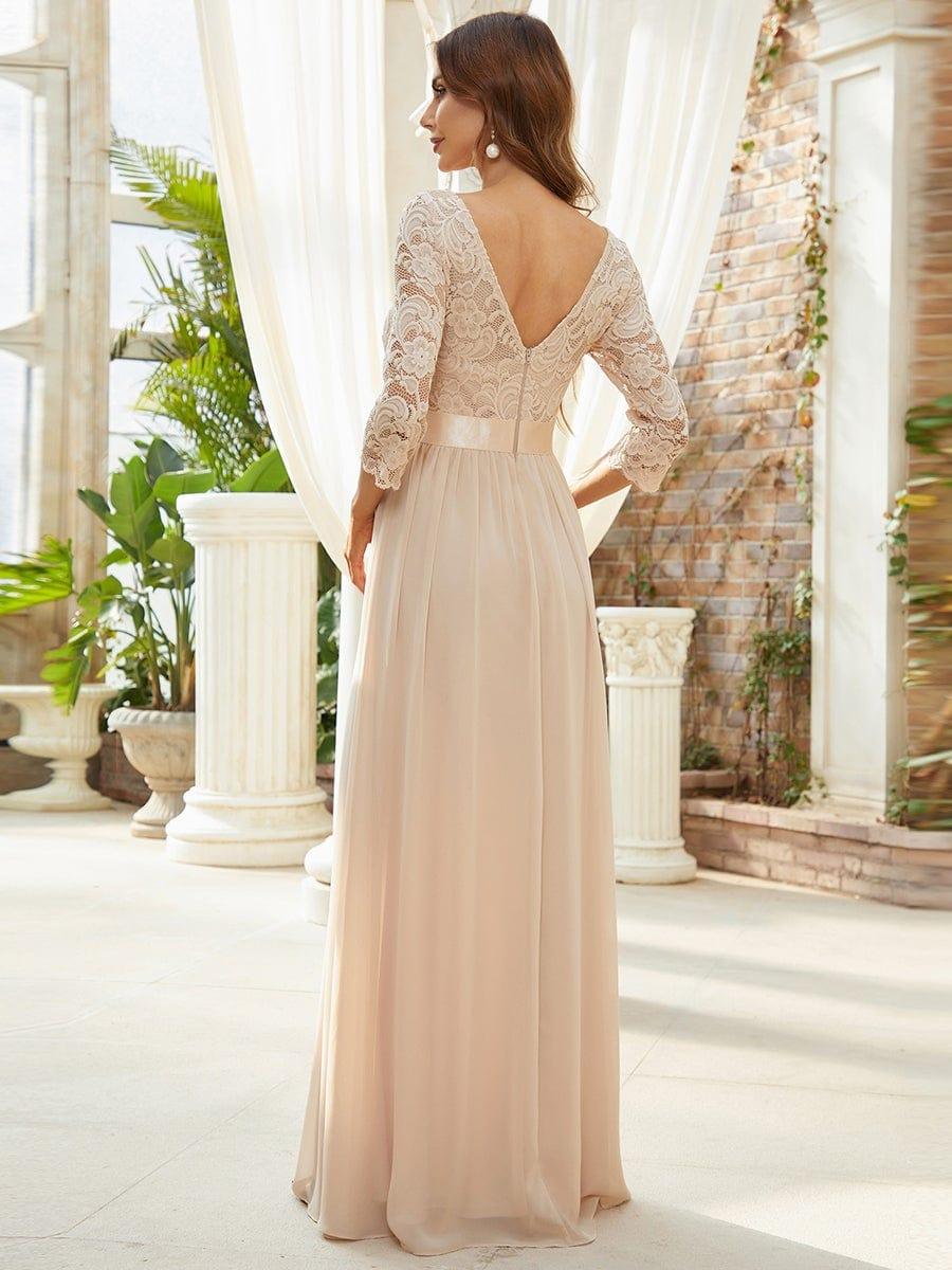 Sandra | Vestido maxi con encaje