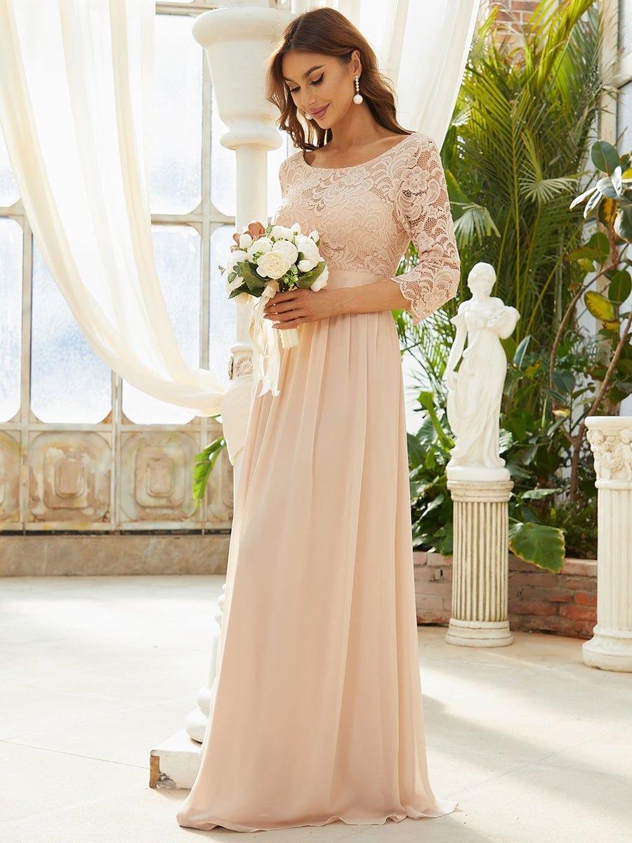 Sandra | Vestido maxi con encaje