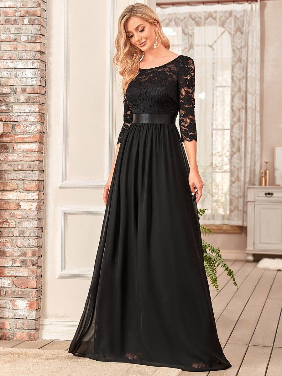 Sandra | Vestido maxi con encaje