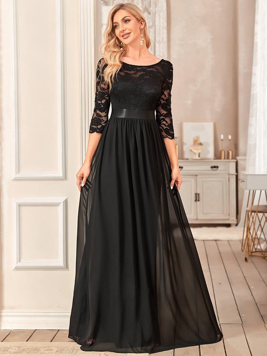 Sandra | Vestido maxi con encaje