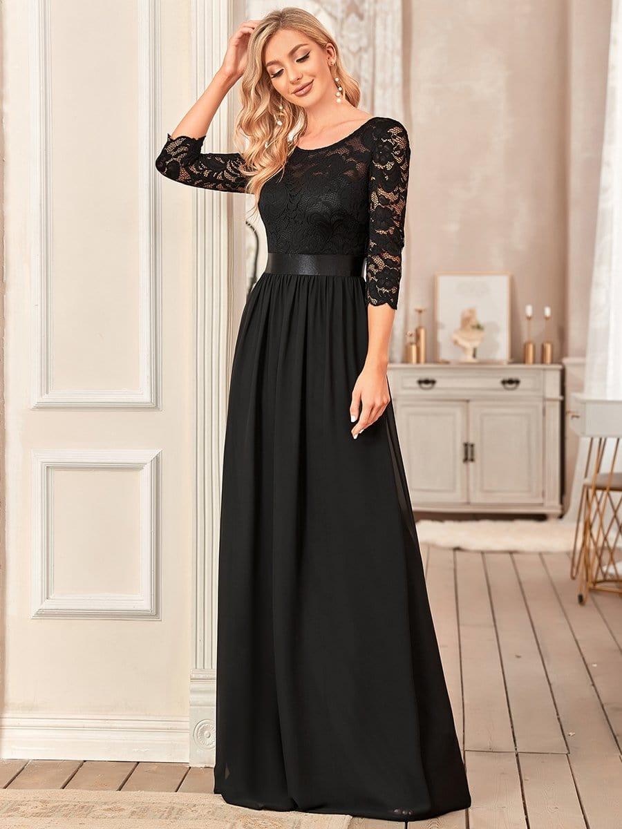 Sandra | Vestido maxi con encaje
