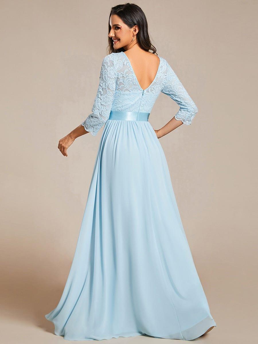 Sandra | Vestido maxi con encaje