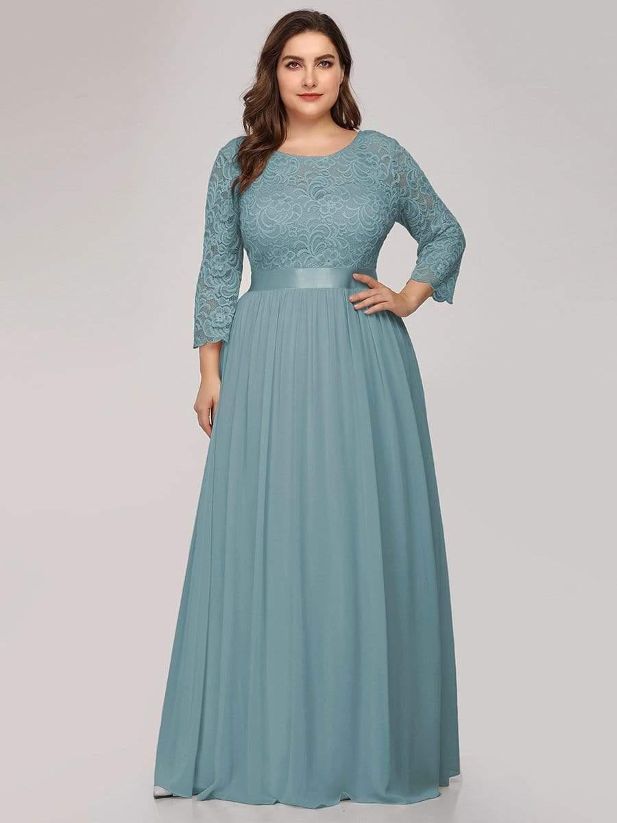 Sandra | Vestido maxi con encaje