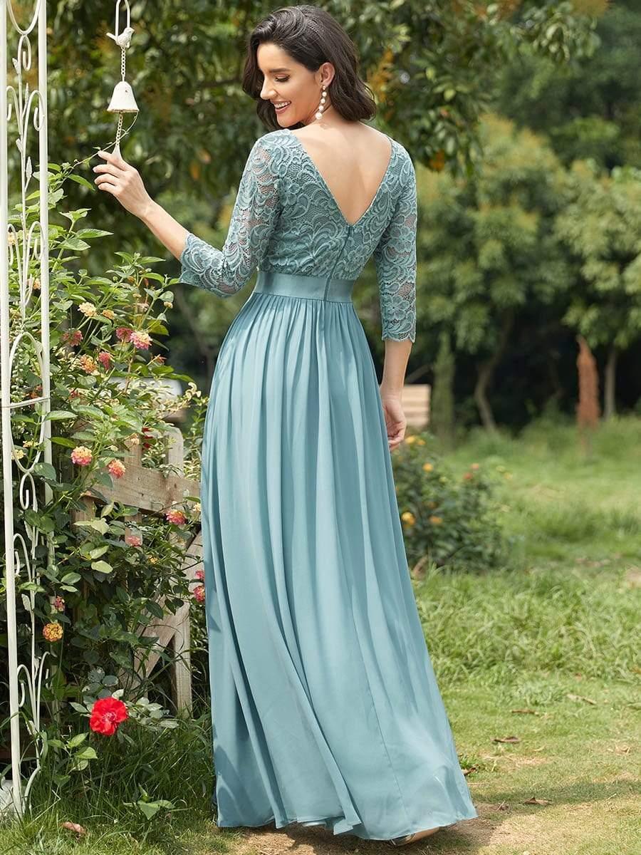 Sandra | Vestido maxi con encaje