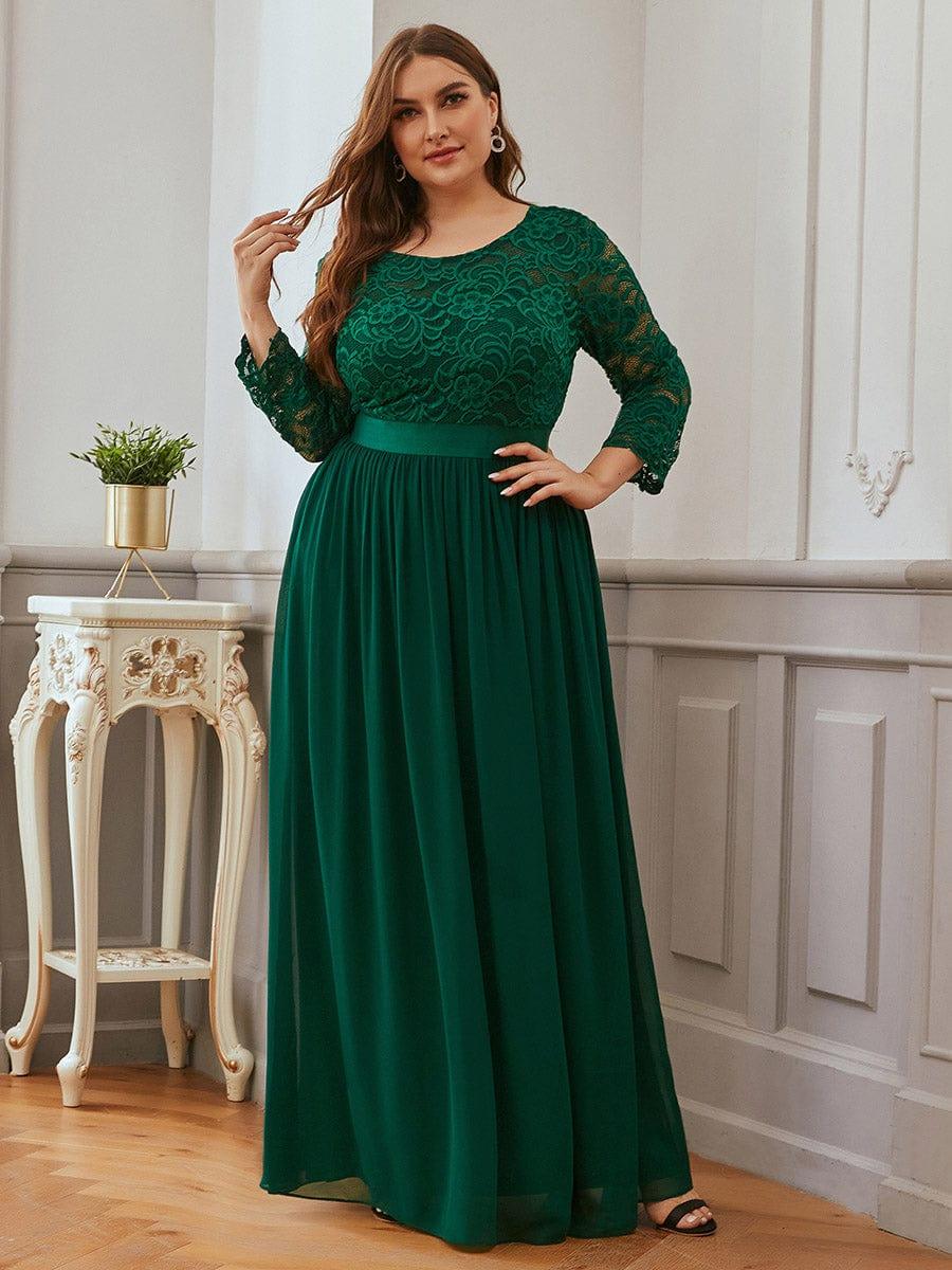 Sandra | Vestido maxi con encaje