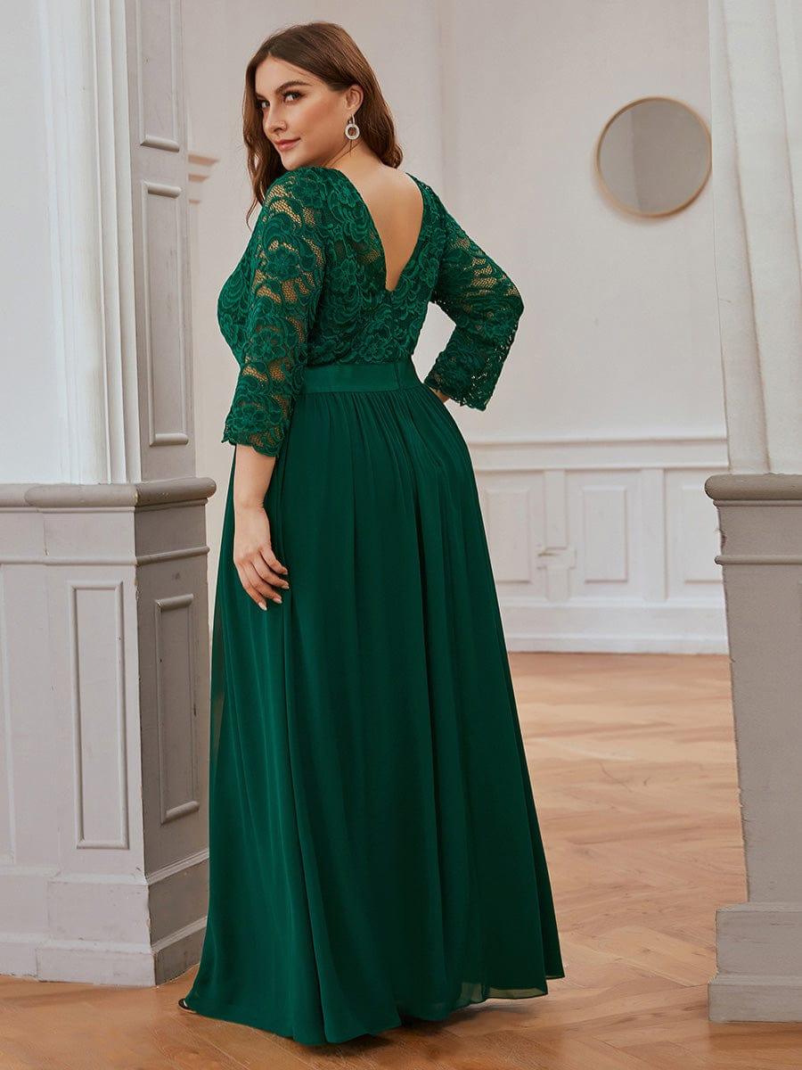 Sandra | Vestido maxi con encaje