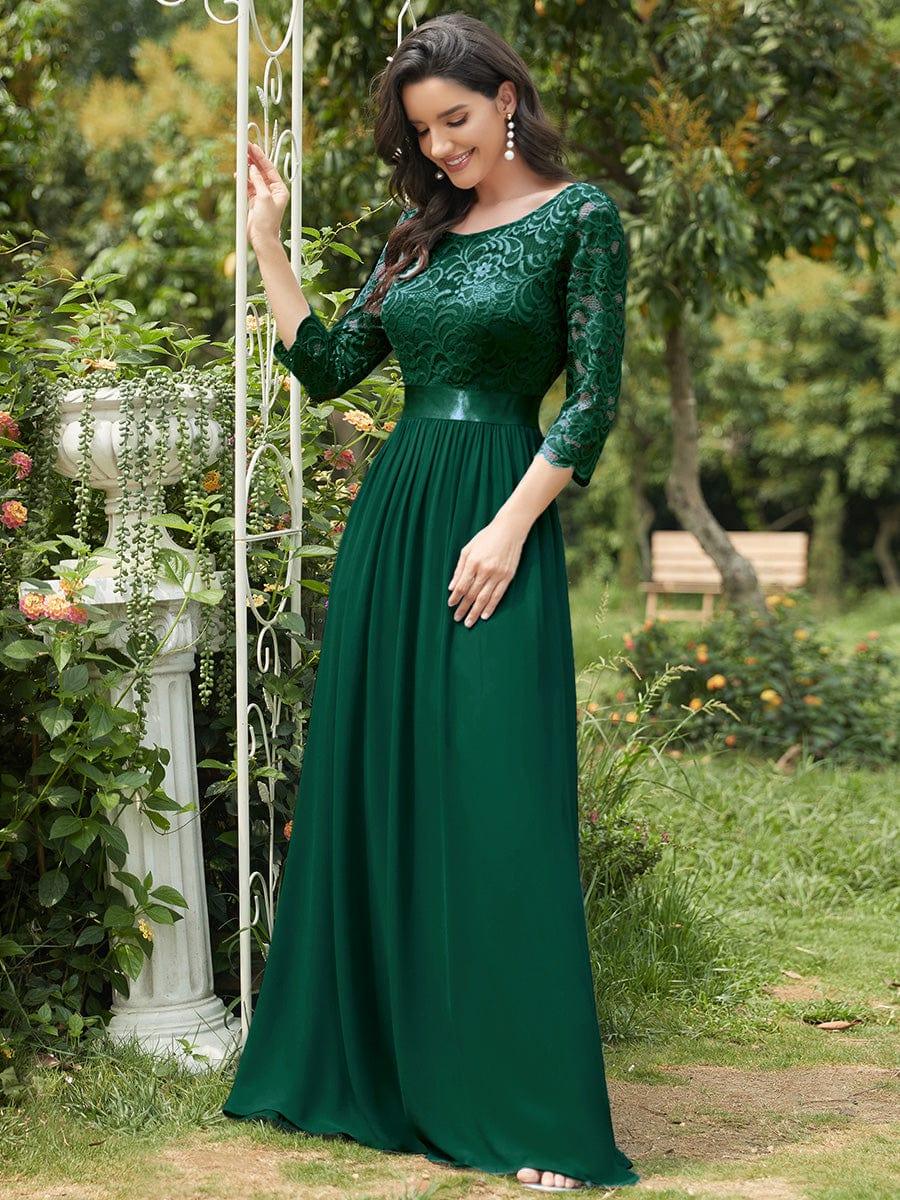 Sandra | Vestido maxi con encaje