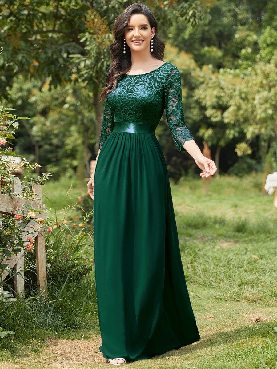 Sandra | Vestido maxi con encaje
