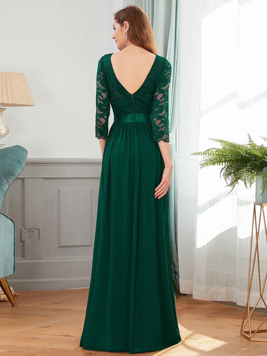 Sandra | Vestido maxi con encaje