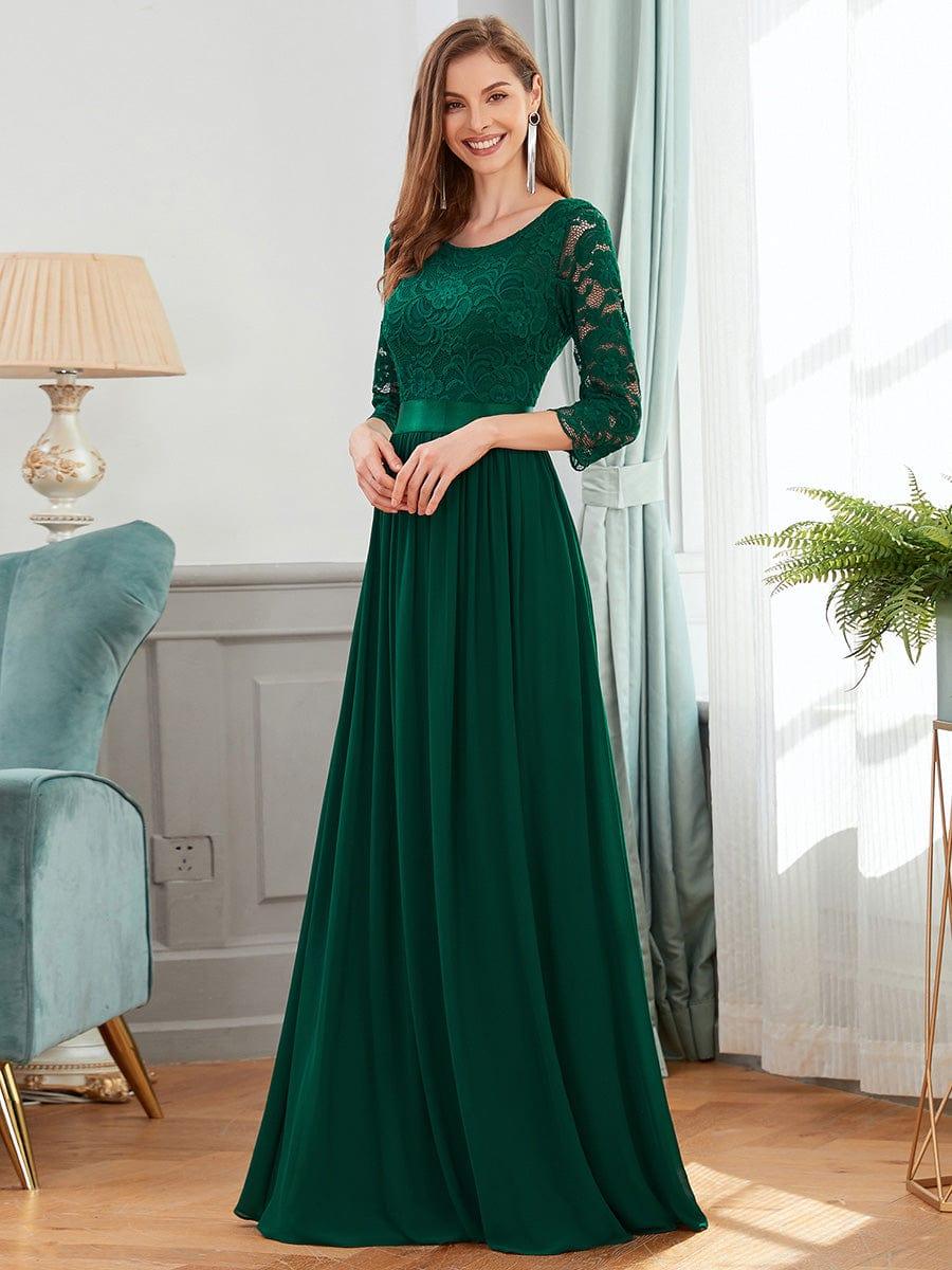 Sandra | Vestido maxi con encaje