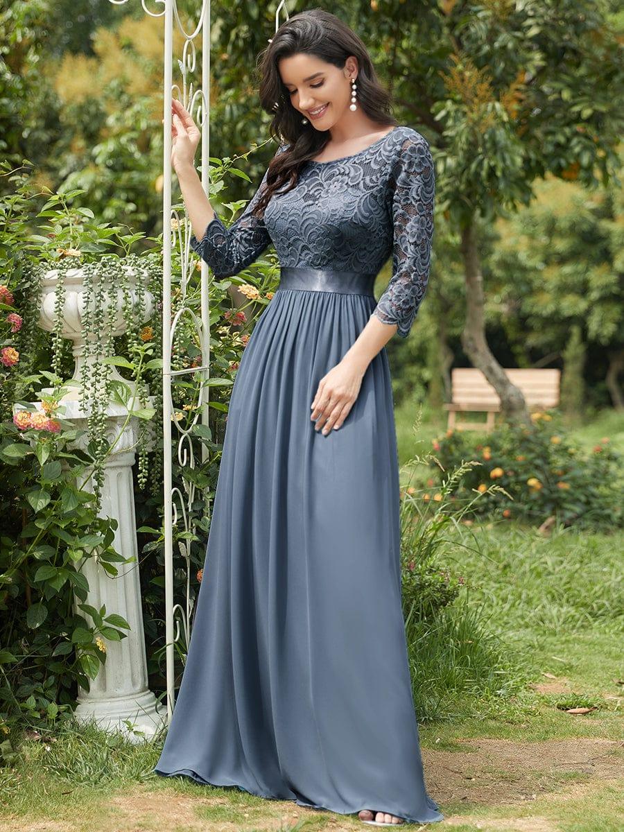 Sandra | Vestido maxi con encaje