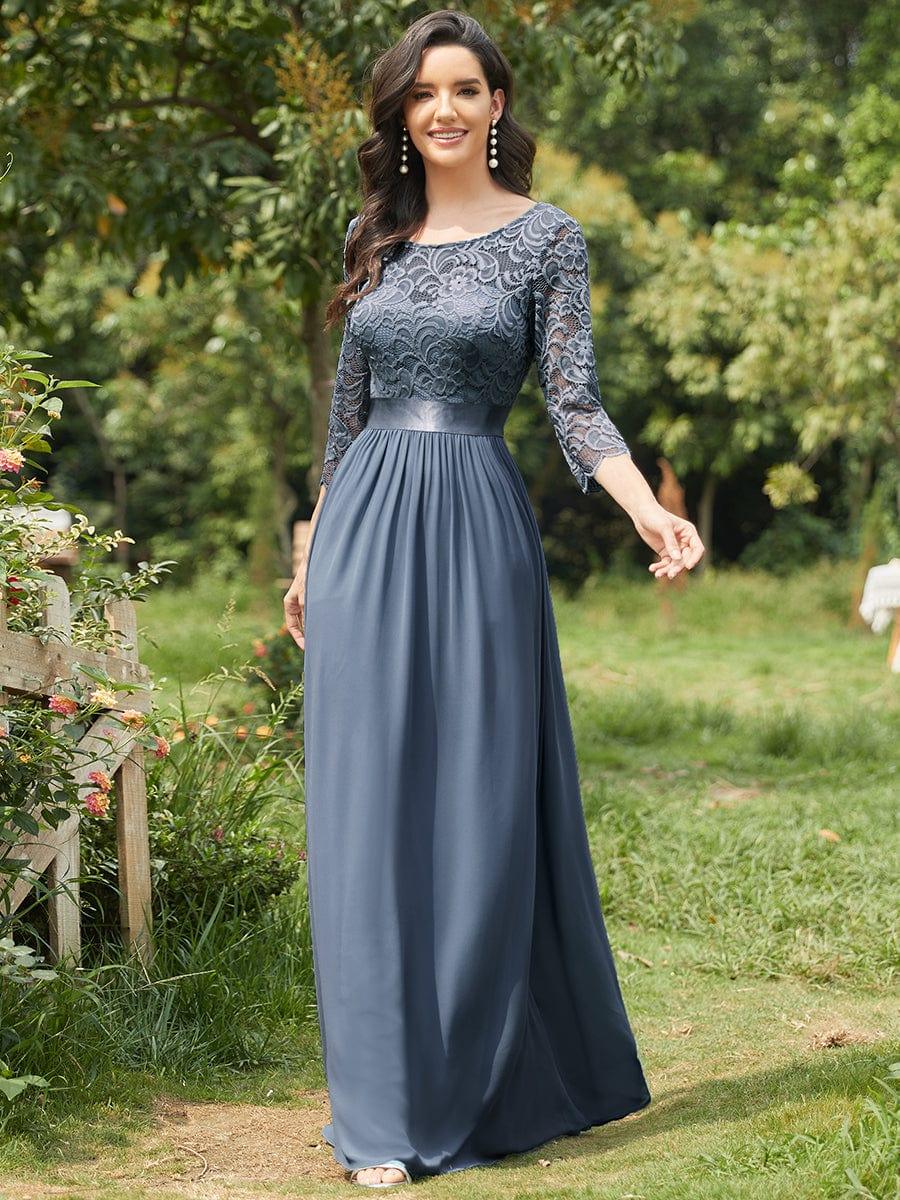 Sandra | Vestido maxi con encaje