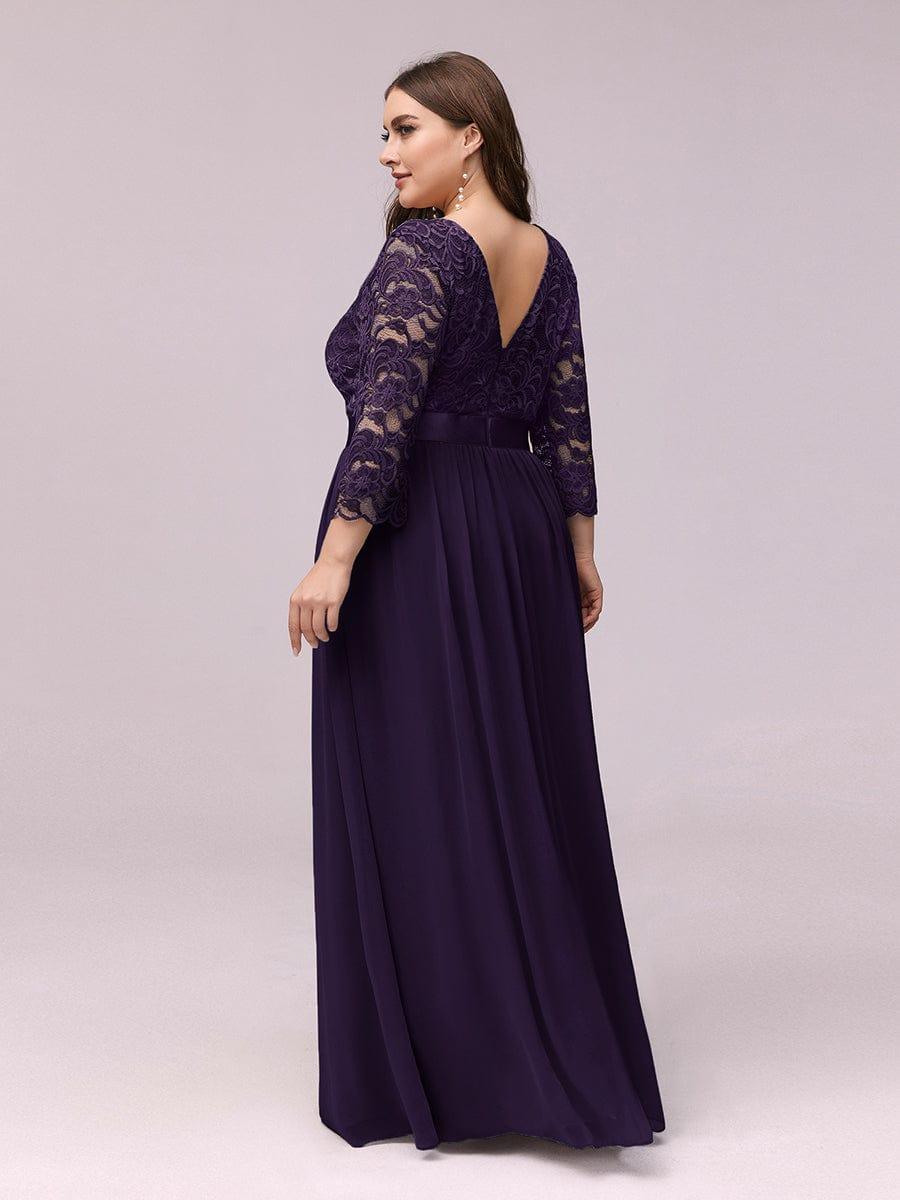 Sandra | Vestido maxi con encaje