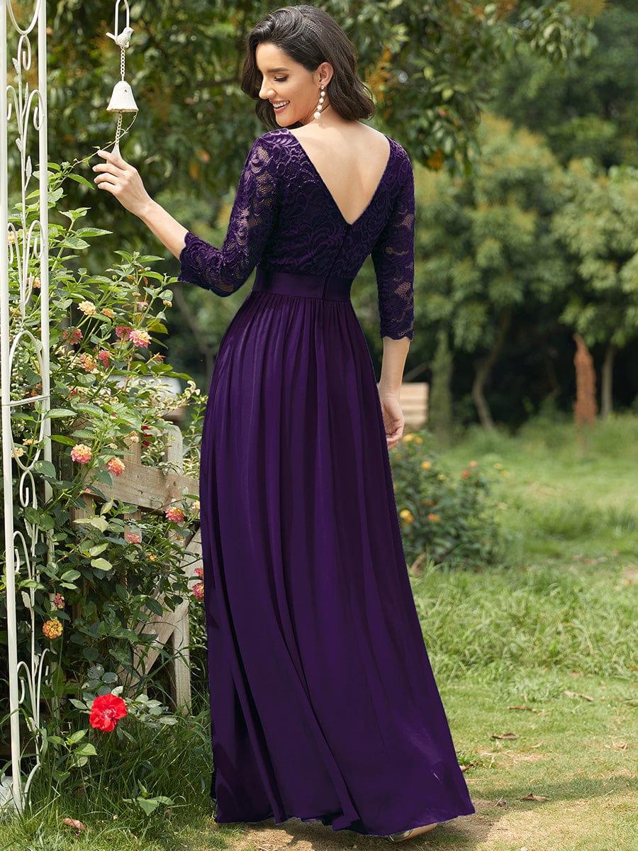 Sandra | Vestido maxi con encaje