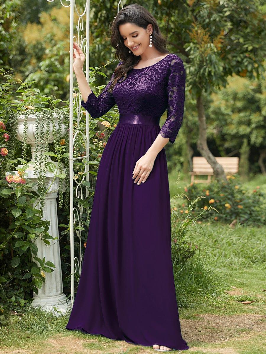 Sandra | Vestido maxi con encaje