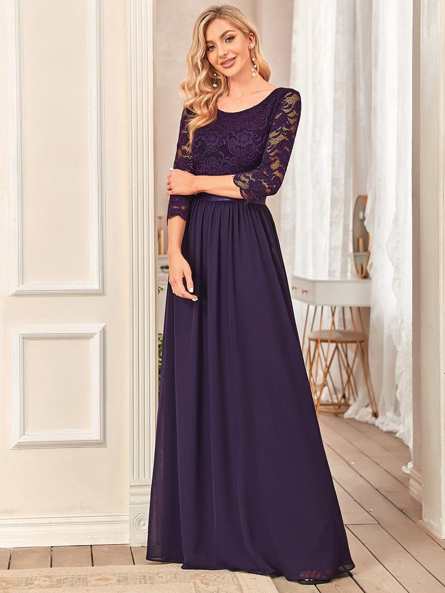 Sandra | Vestido maxi con encaje