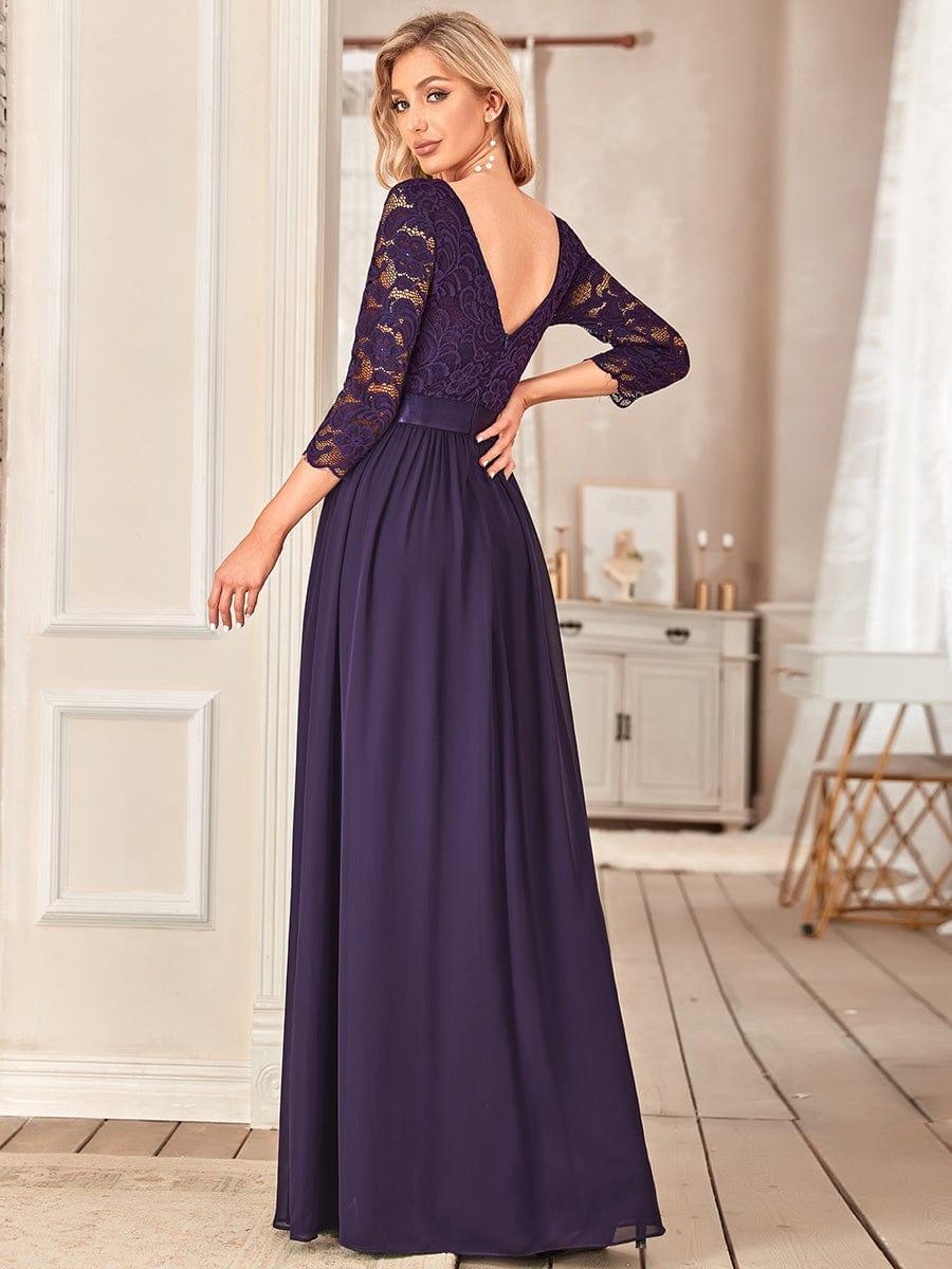 Sandra | Vestido maxi con encaje
