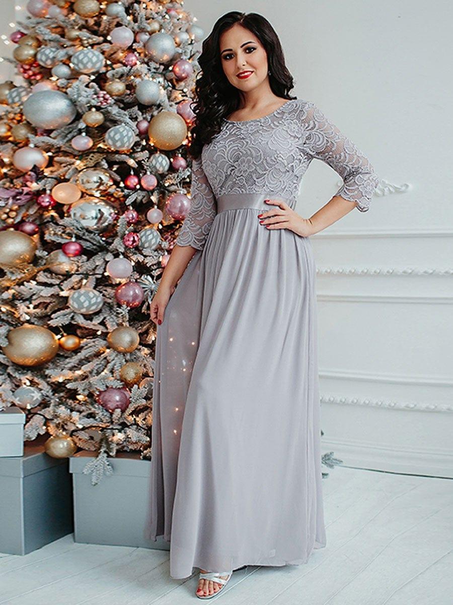Sandra | Vestido maxi con encaje