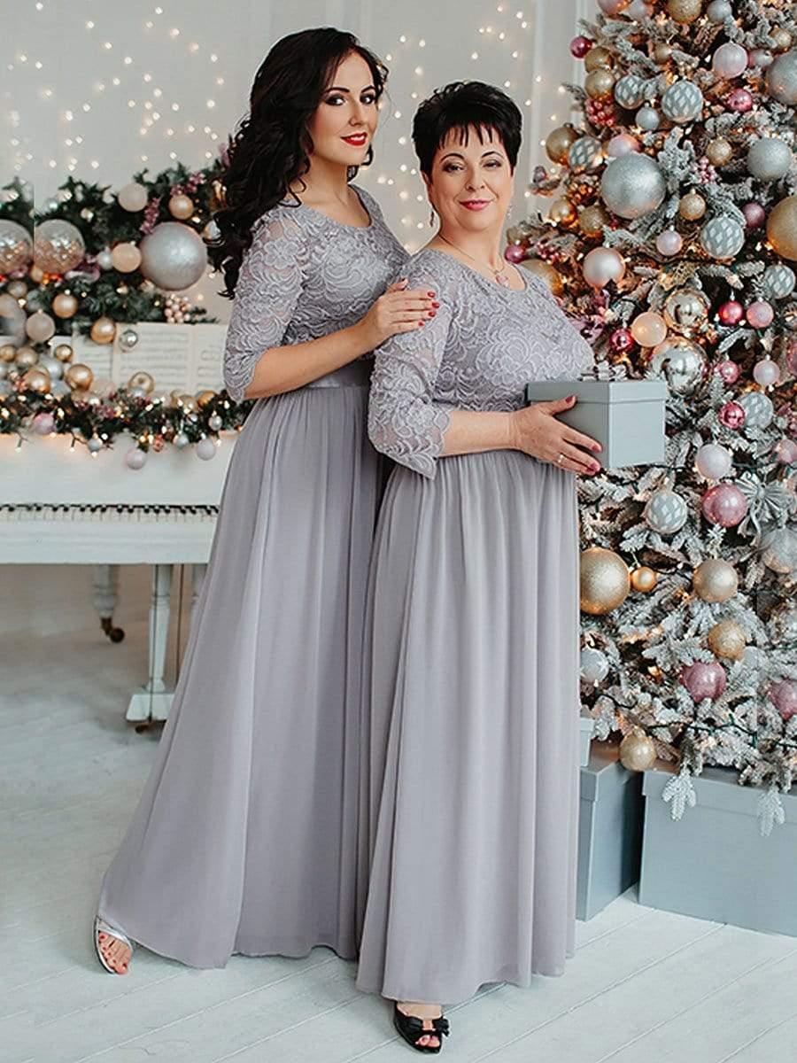 Sandra | Vestido maxi con encaje