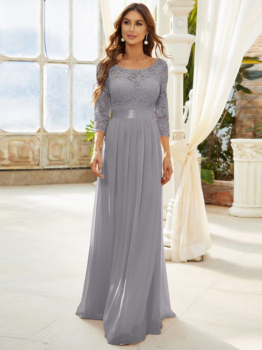 Sandra | Vestido maxi con encaje