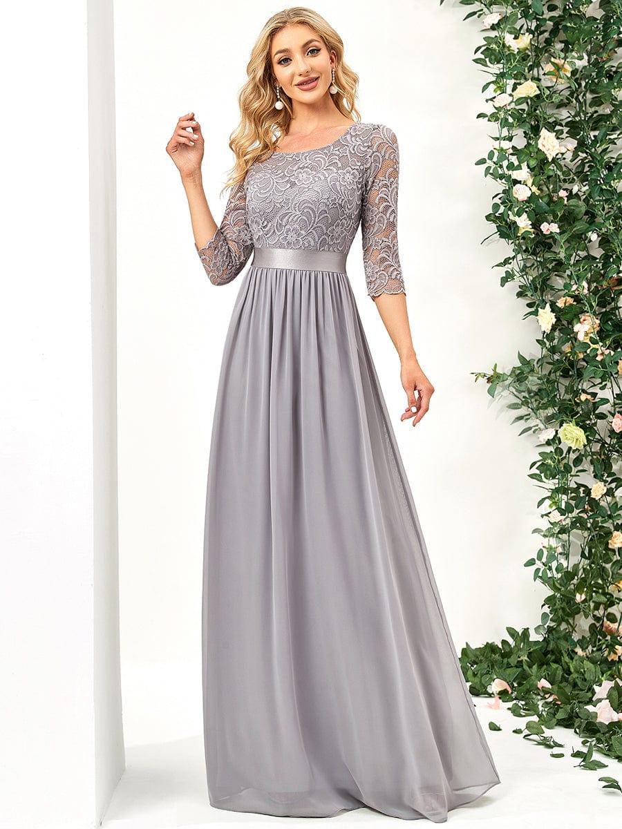 Sandra | Vestido maxi con encaje