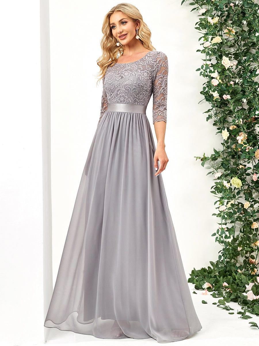 Sandra | Vestido maxi con encaje