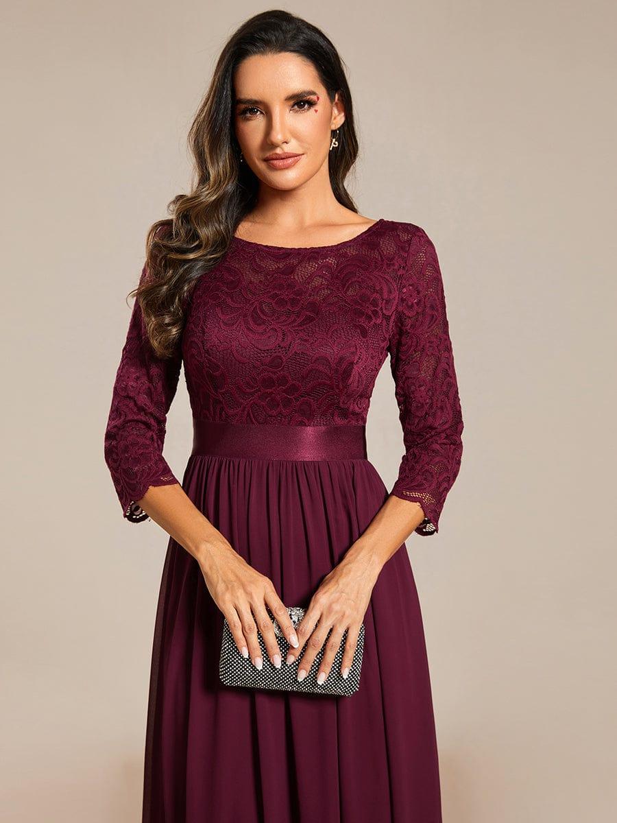 Sandra | Vestido maxi con encaje