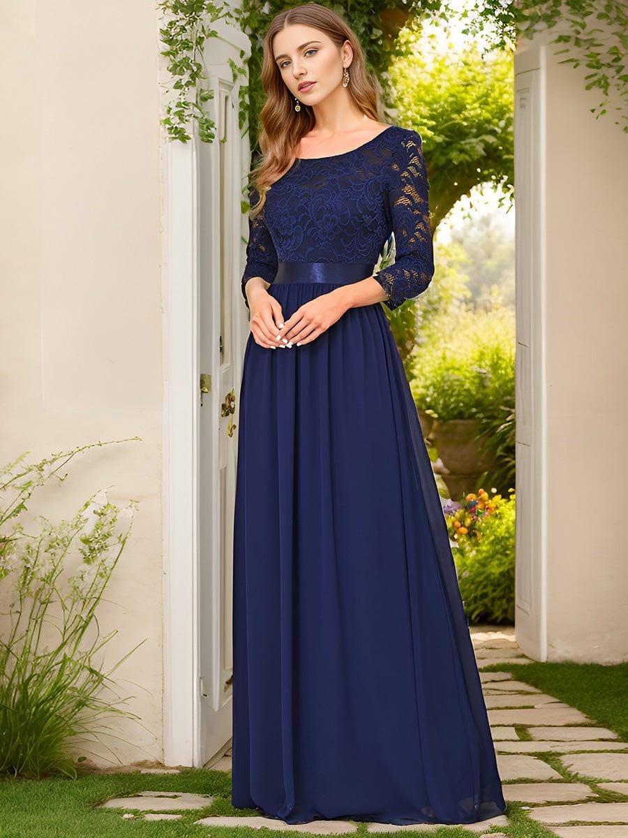 Sandra | Vestido maxi con encaje