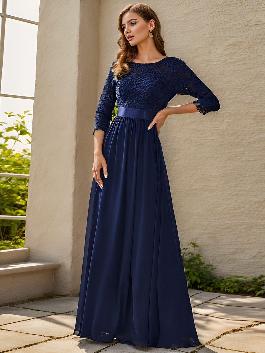 Sandra | Vestido maxi con encaje