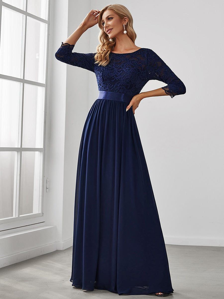 Sandra | Vestido maxi con encaje