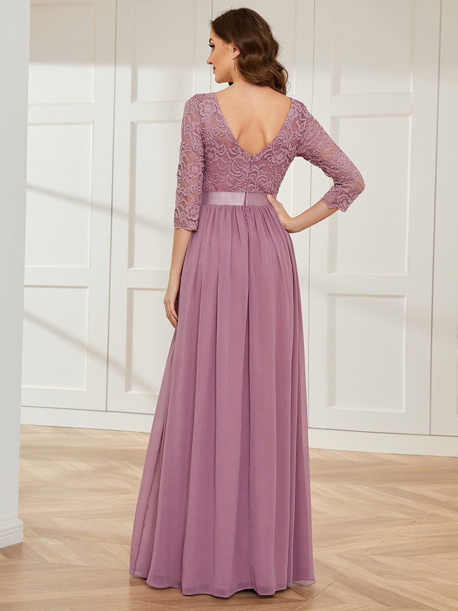 Sandra | Vestido maxi con encaje