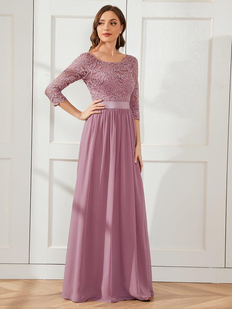 Sandra | Vestido maxi con encaje