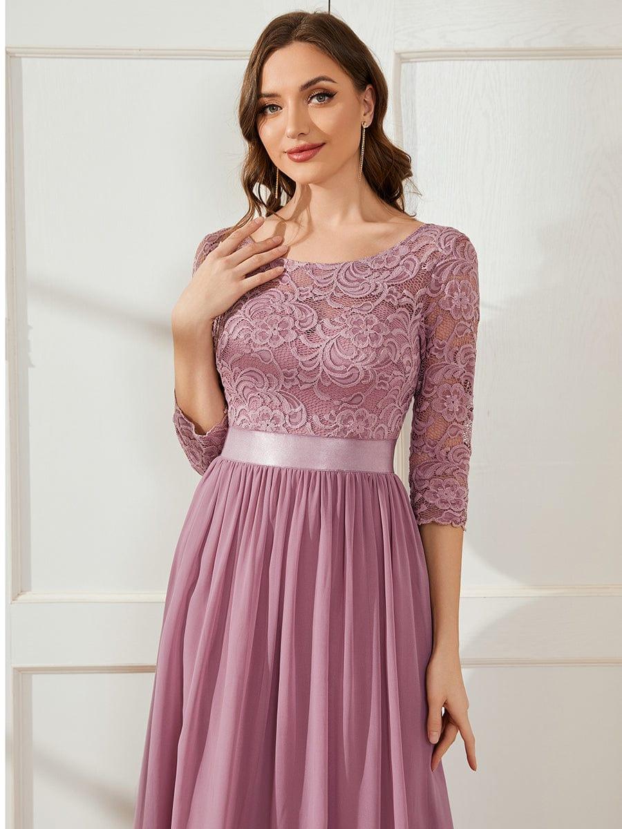 Sandra | Vestido maxi con encaje