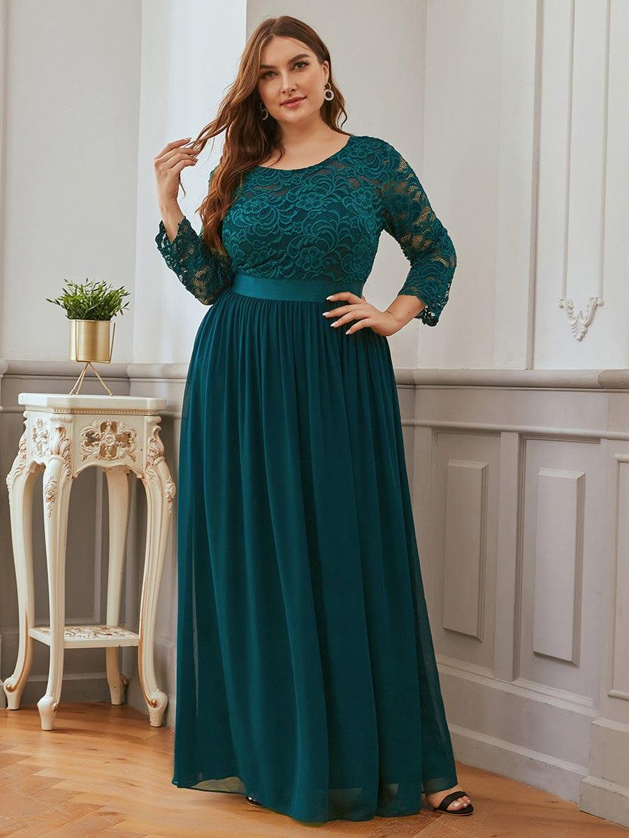 Sandra | Vestido maxi con encaje