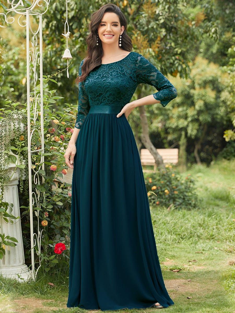 Sandra | Vestido maxi con encaje