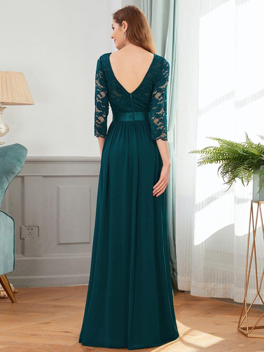 Sandra | Vestido maxi con encaje