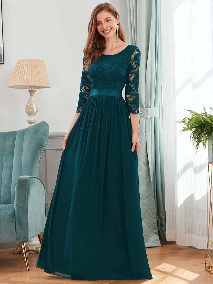 Sandra | Vestido maxi con encaje