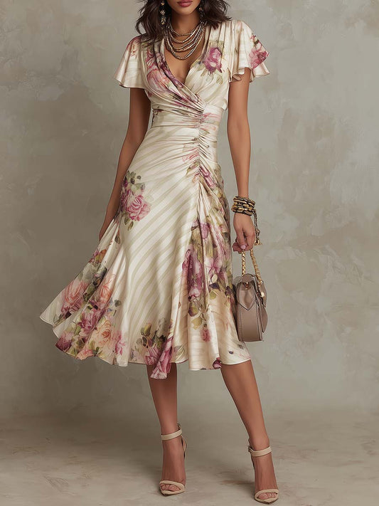 Lidia | Vestido midi cruzado