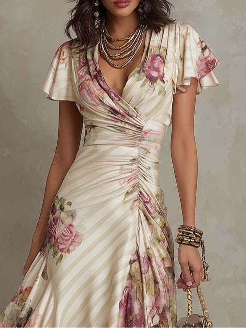 Lidia | Vestido midi cruzado