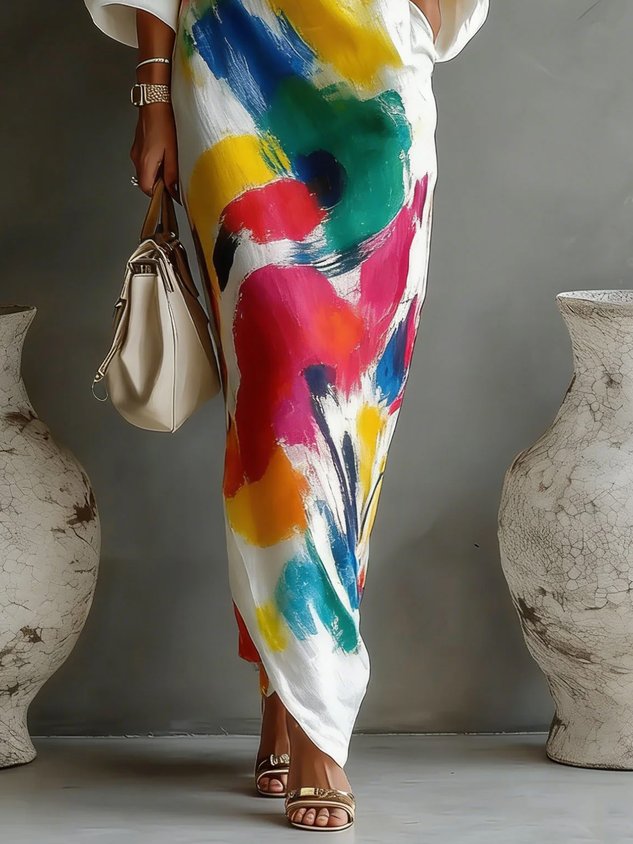 Dolores | Vestido maxi off-shoulder